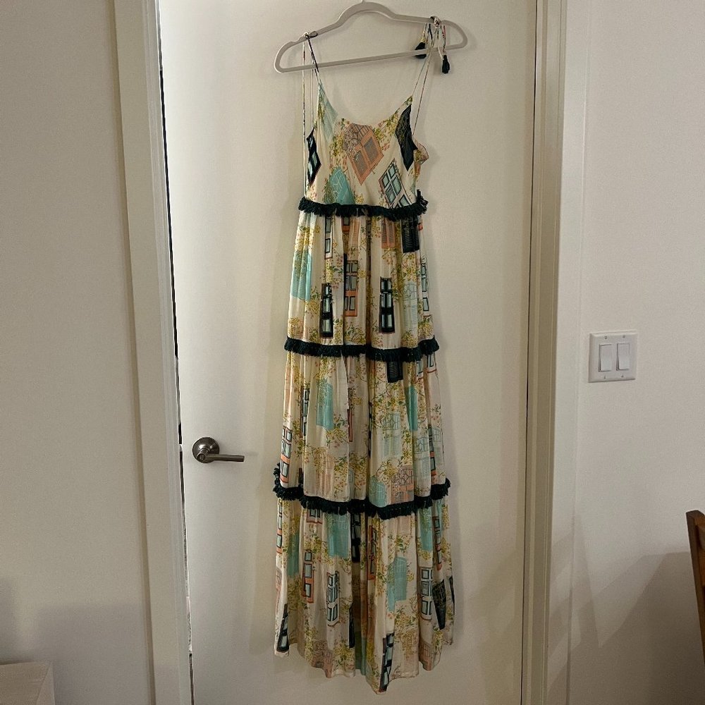 Verandah Wanderlust Tiered Maxi Dress